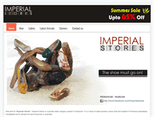 Tablet Screenshot of imperialstores.com.pk